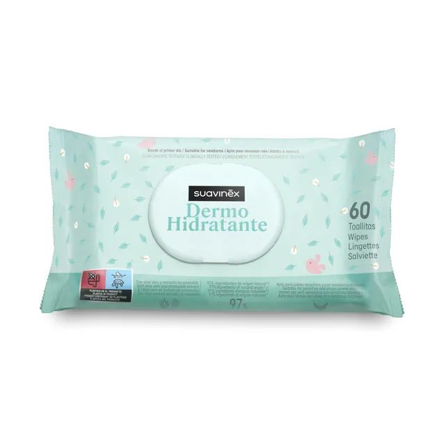 suavinex-toallitas-h-medas-dermohidratantes-pack-60-uds-0-meses-aptas-pieles-sen image 1