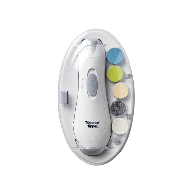 tommee-tippee-corta-as-y-lima-de-u-as-el-ctrica-para-beb-corta-as-a-pilas-con-lu image 1