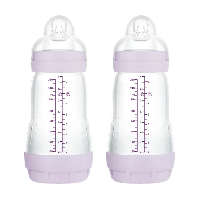mam-easy-start-anti-colic-biber-n-antic-lico-260ml-pack-de-2-2-4-meses-con-tetin image 1