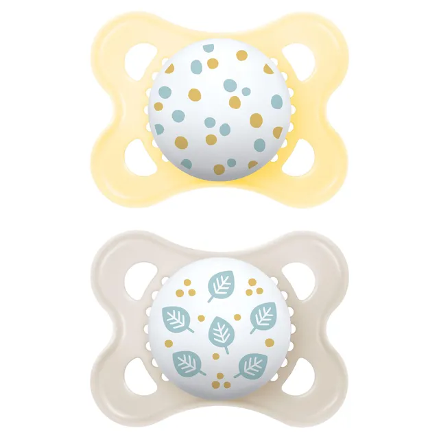 mam-chupete-original-2-6-meses-neutro-brillante-pack-2-uds-tetina-skinsoft-de-si image 1