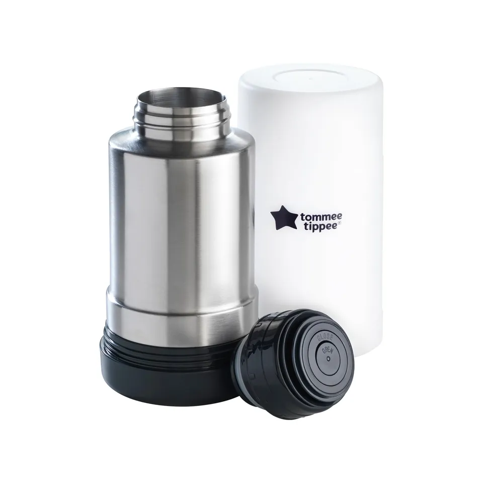 tommee-tippee-closer-to-nature-calienta-biberones-port-til-con-termo-de-acero-in image 1
