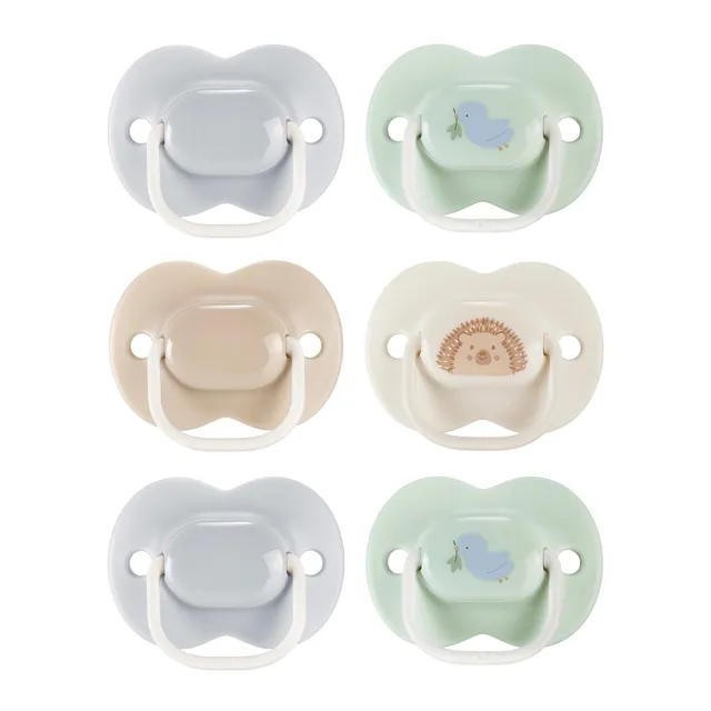 tommee-tippee-chupete-anytime-0-6-meses-pack-de-6-chupetes-sim-tricos-de-silicon image 1
