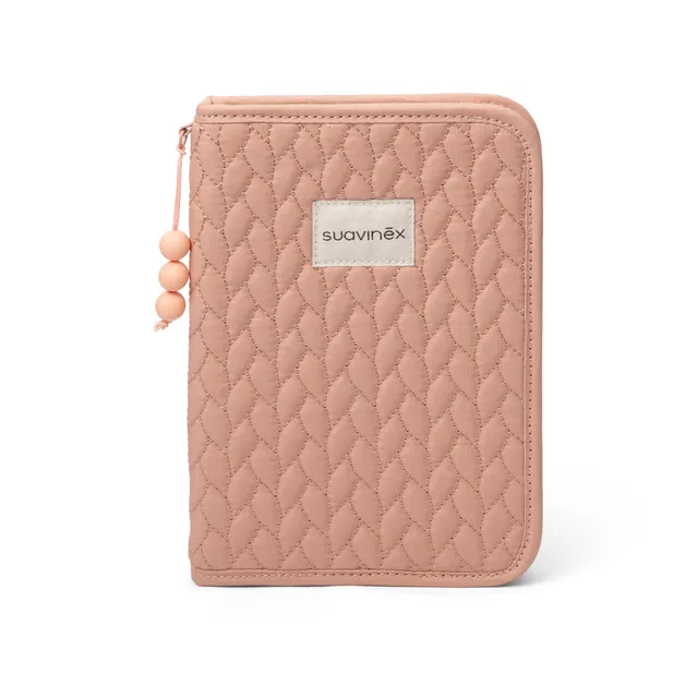 suavinex-portadocumentos-rosa-funda-con-cremallera-para-cartilla-sanitaria-y-doc image 1
