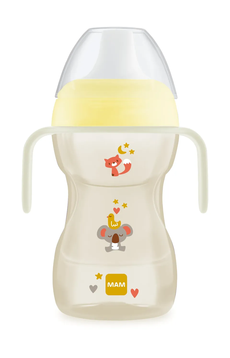 mam-vaso-de-aprendizaje-para-beb-s-8-meses-270-ml-neutro-boquilla-dura-con-v-lvu image 1