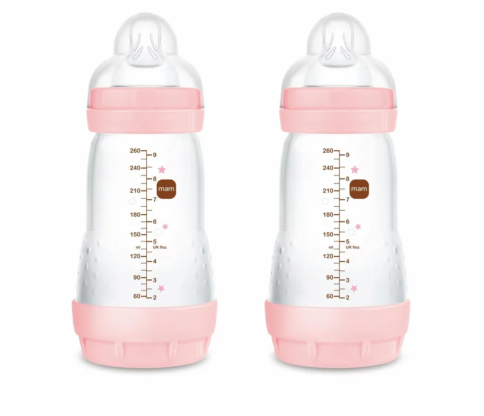 mam-easy-start-anti-colic-pack-de-2-biberones-260-ml-2-4-meses-tetina-skinsoft-f image 1