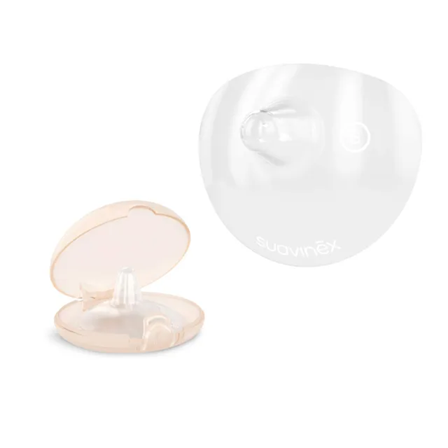 suavinex-pezoneras-de-lactancia-talla-s-pack-de-2-pezoneras-de-silicona-suave-co image 1