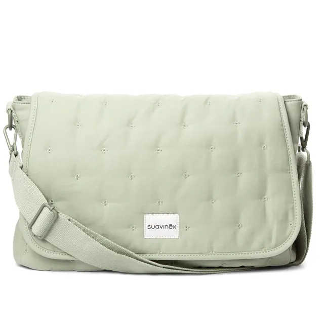 suavinex-bolso-maternidad-bandolera-verde-de-gran-capacidad-11-44-l-asas-ajustab image 1