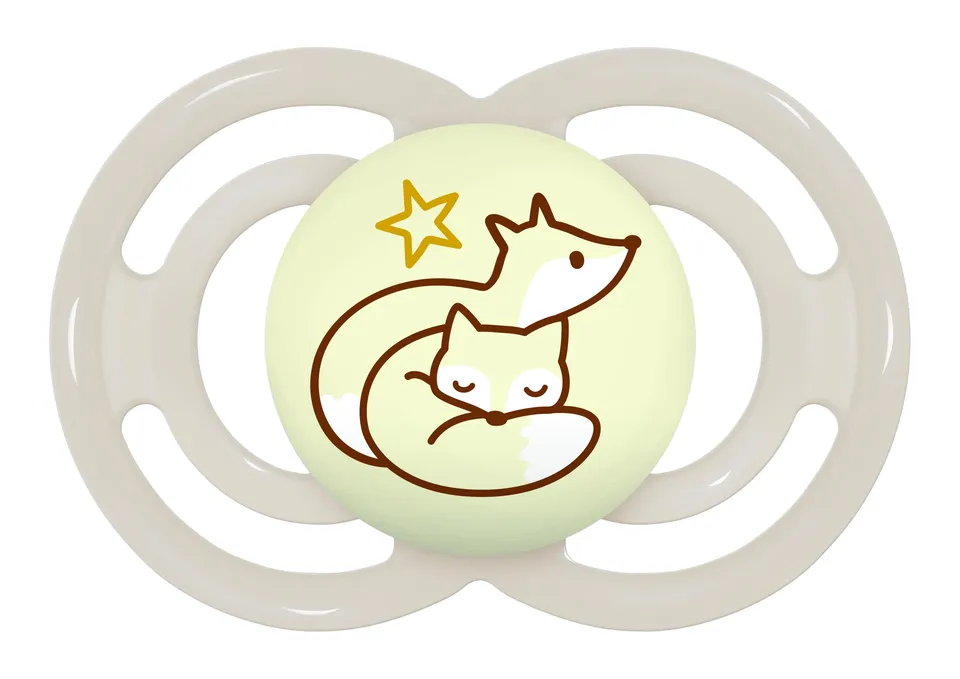 mam-chupete-perfect-6-meses-neutro-brillante-1-ud-brilla-en-la-oscuridad-tetina- image 1