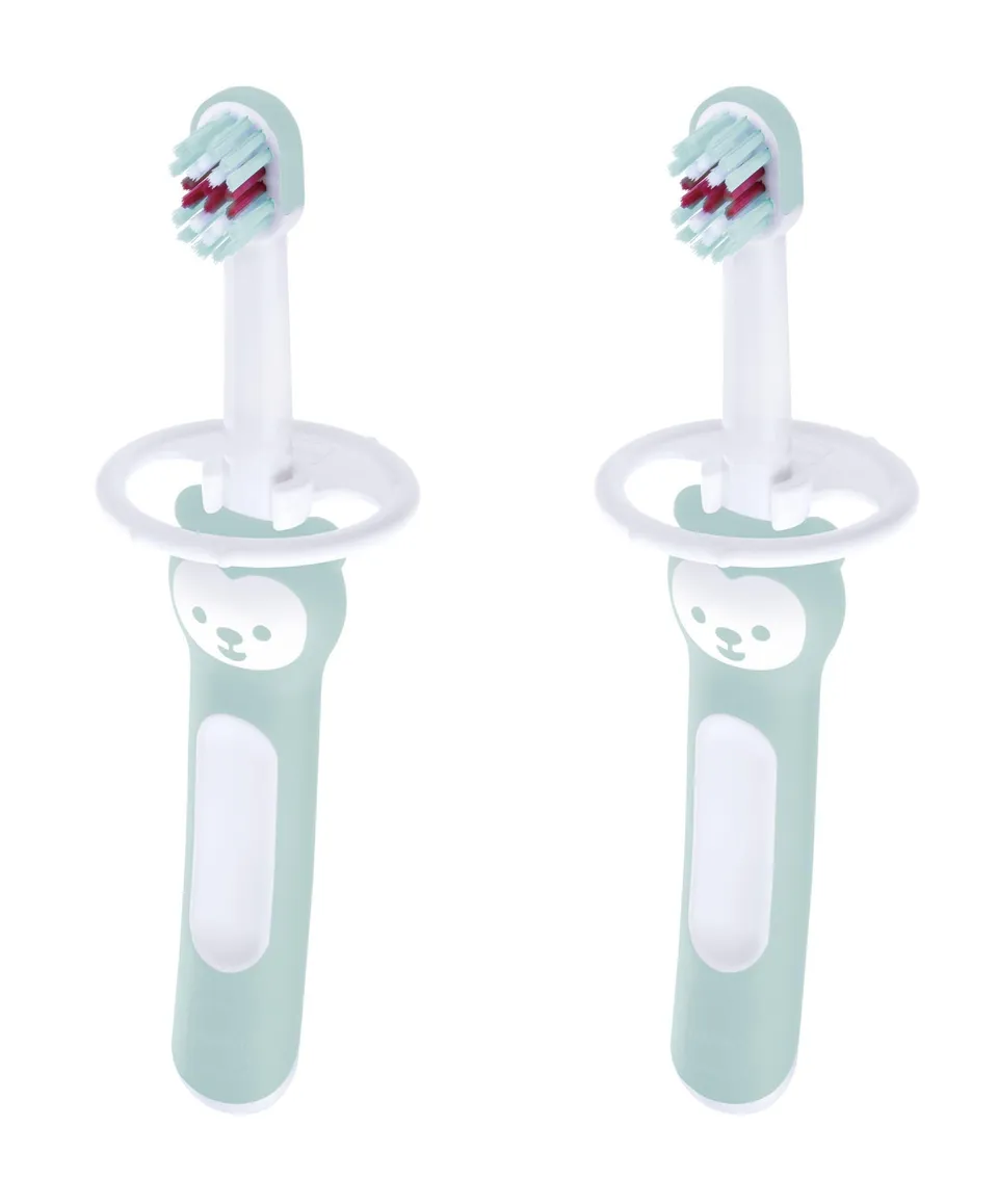 mam-set-2-cepillos-de-dientes-para-beb-con-mango-compacto-ergon-mico-y-antidesli image 1