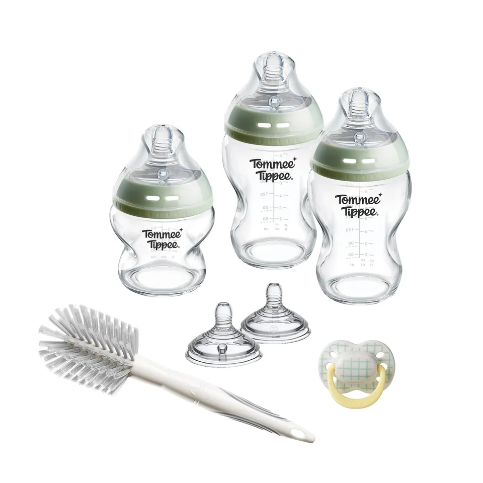 tommee-tippee-natural-start-set-de-inicio-biberones-de-vidrio-antic-licos-150-ml image 1