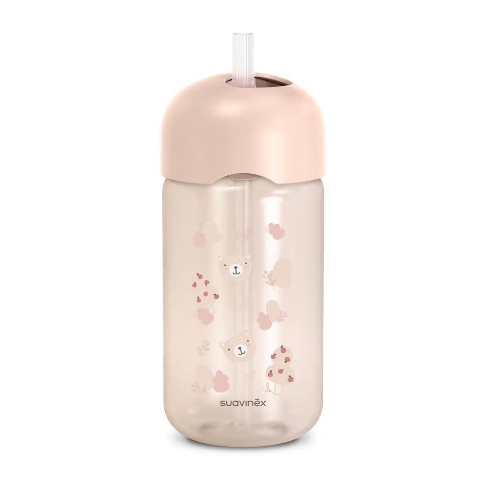 suavinex-vaso-aprendizaje-con-pajita-de-silicona-antiderrame-340-ml-con-tapa-hig image 1
