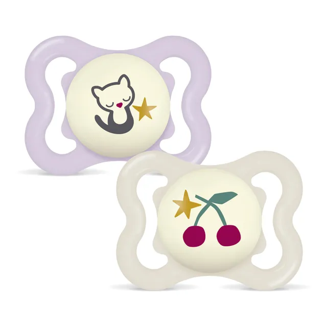 mam-supreme-chupete-brilla-en-la-oscuridad-2-6-meses-tetina-skinsoft-de-f-cil-ac image 1