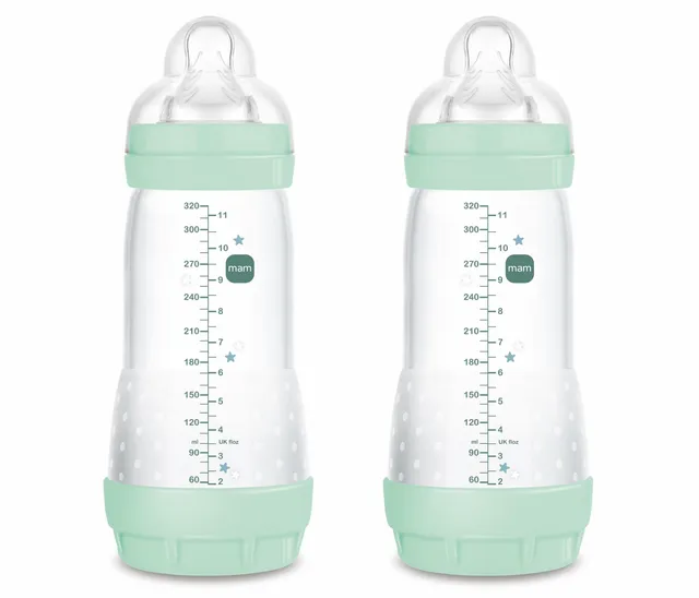 mam-easy-start-anti-colic-320-ml-pack-2-biberones-antic-licos-con-tetina-3-flujo image 1