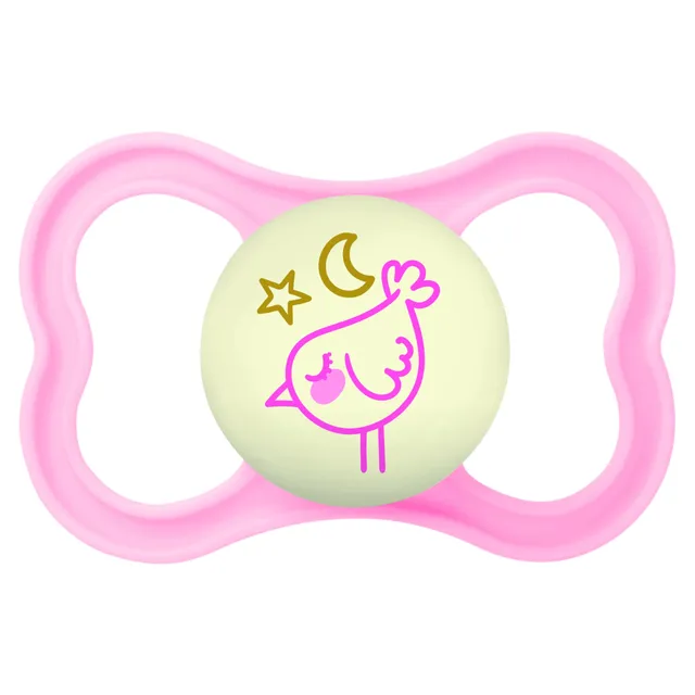 mam-chupete-supreme-16-meses-rosa-mate-escudo-ventilado-que-brilla-en-la-oscurid image 1