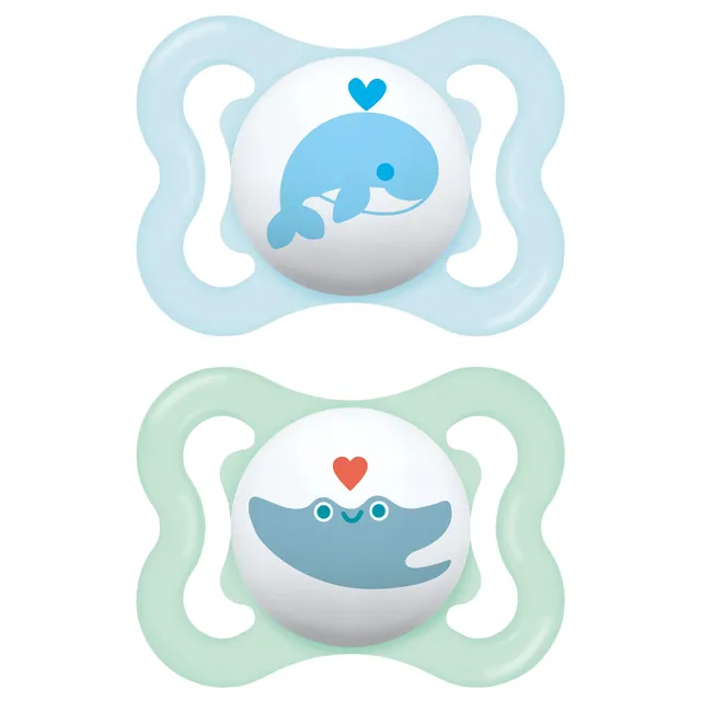 mam-chupete-air-2-6-meses-azul-brillante-2-unidades-tetina-sim-trica-skinsoft-de image 1