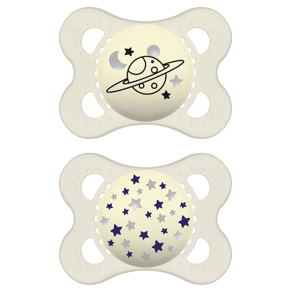 mam-original-night-chupete-que-brilla-en-la-oscuridad-0-meses-neutro-pack-de-2-c image 1