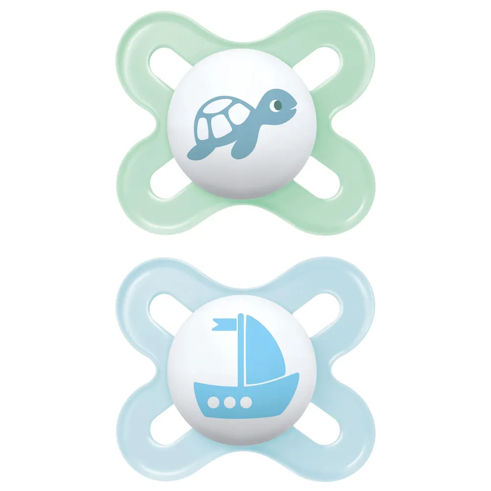 mam-chupete-original-reci-n-nacidos-0-2-meses-azul-brillante-2-uds-tetina-sim-tr image 1
