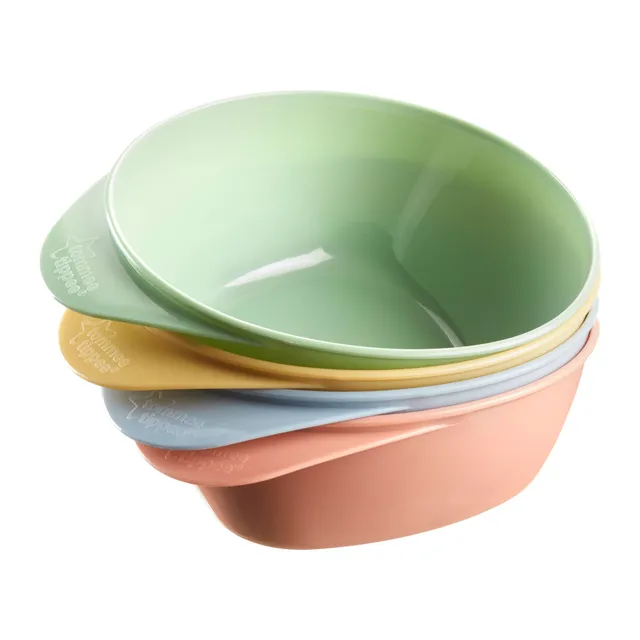 tommee-tippee-boles-easi-scoop-6-meses-pack-de-4-boles-de-destete-apilables-con- image 1