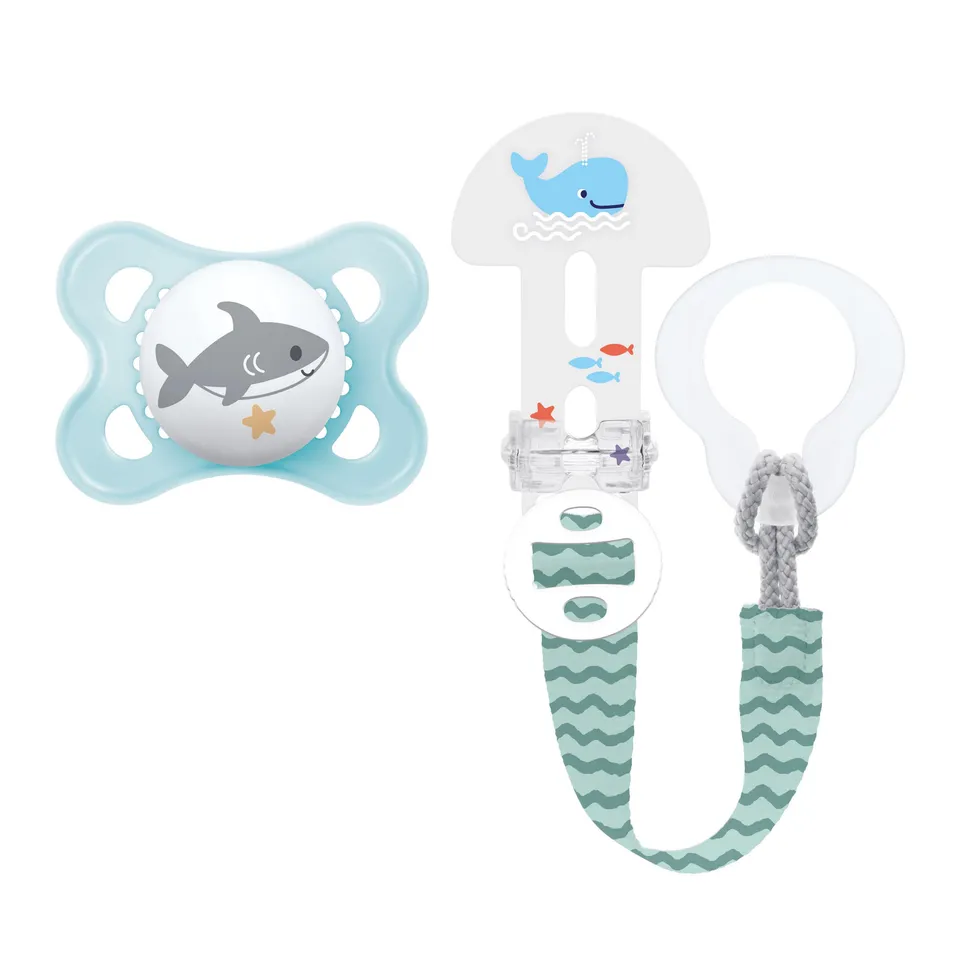 mam-clip-it-broche-universal-con-chupete-original-2-6-meses-silicona-skinsoft-pa image 1
