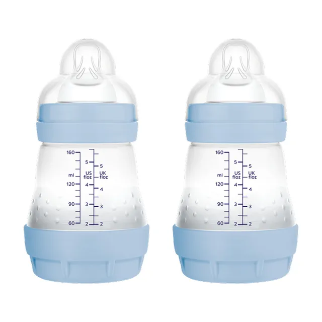 mam-easy-start-anti-colic-biber-n-antic-licos-160-ml-pack-2-uds-azul-mate-tetina image 1