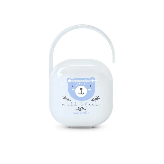 suavinex-wild-free-azul-portachupetes-para-2-chupetes-caja-r-gida-con-asa-flexib image 1