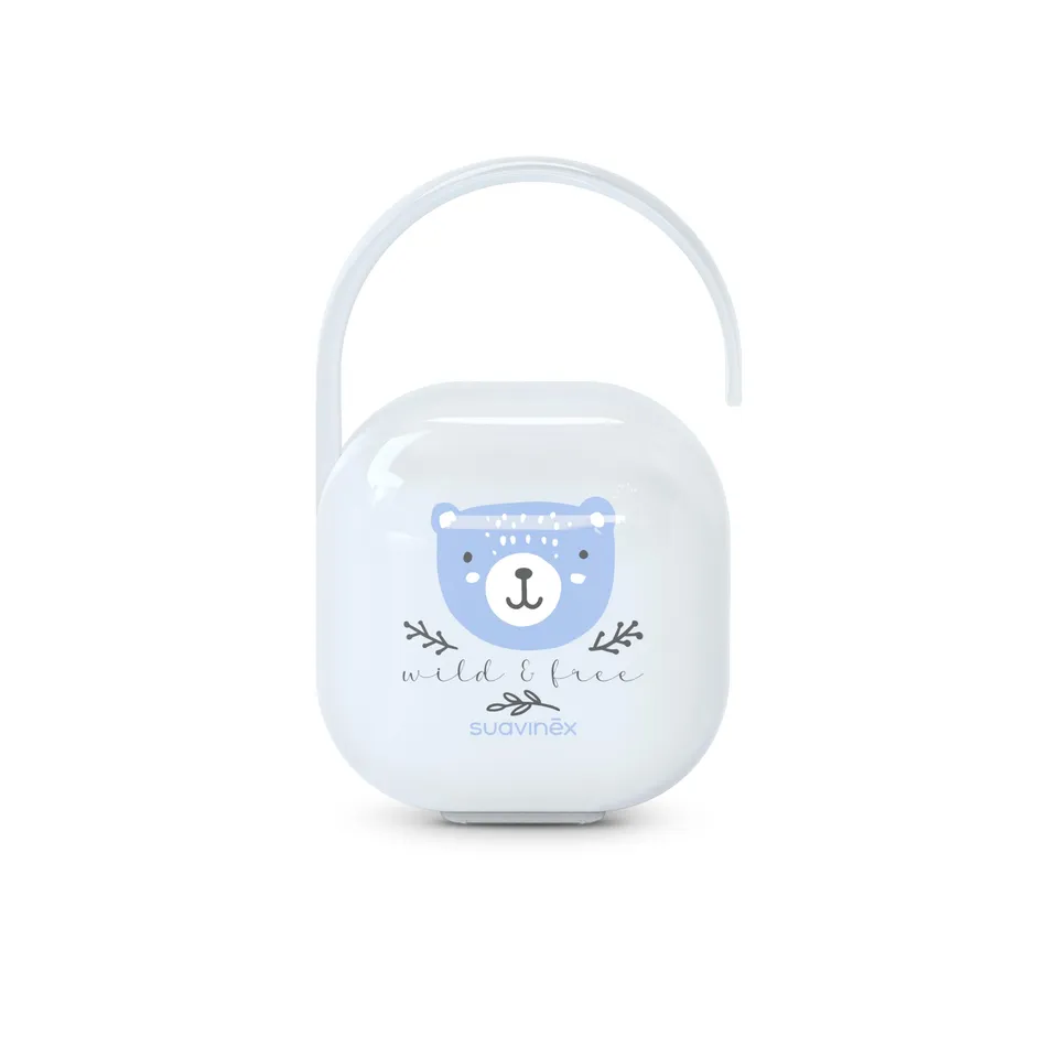 suavinex-wild-free-azul-portachupetes-para-2-chupetes-caja-r-gida-con-asa-flexib image 1