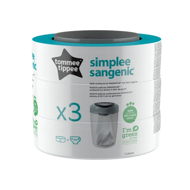 tommee-tippee-simplee-recambio-para-contenedor-de-pa-ales-pack-de-3-casetes-comp image 1