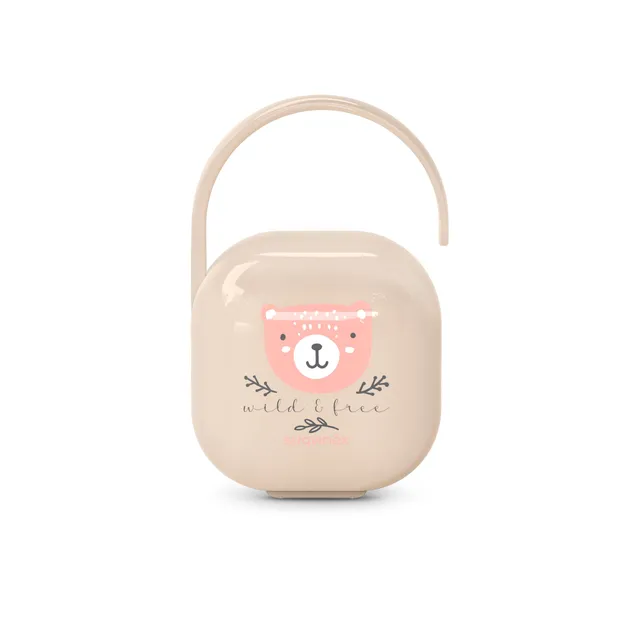 suavinex-portachupete-wild-free-rosa-caja-funda-r-gida-para-2-chupetes-con-asa-f image 1