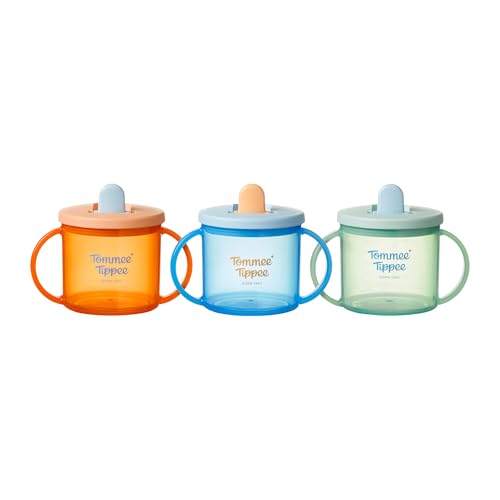 tommee-tippee-first-cup-pack-de-3-vasos-antiderrames-de-flujo-libre-con-boquilla image 6