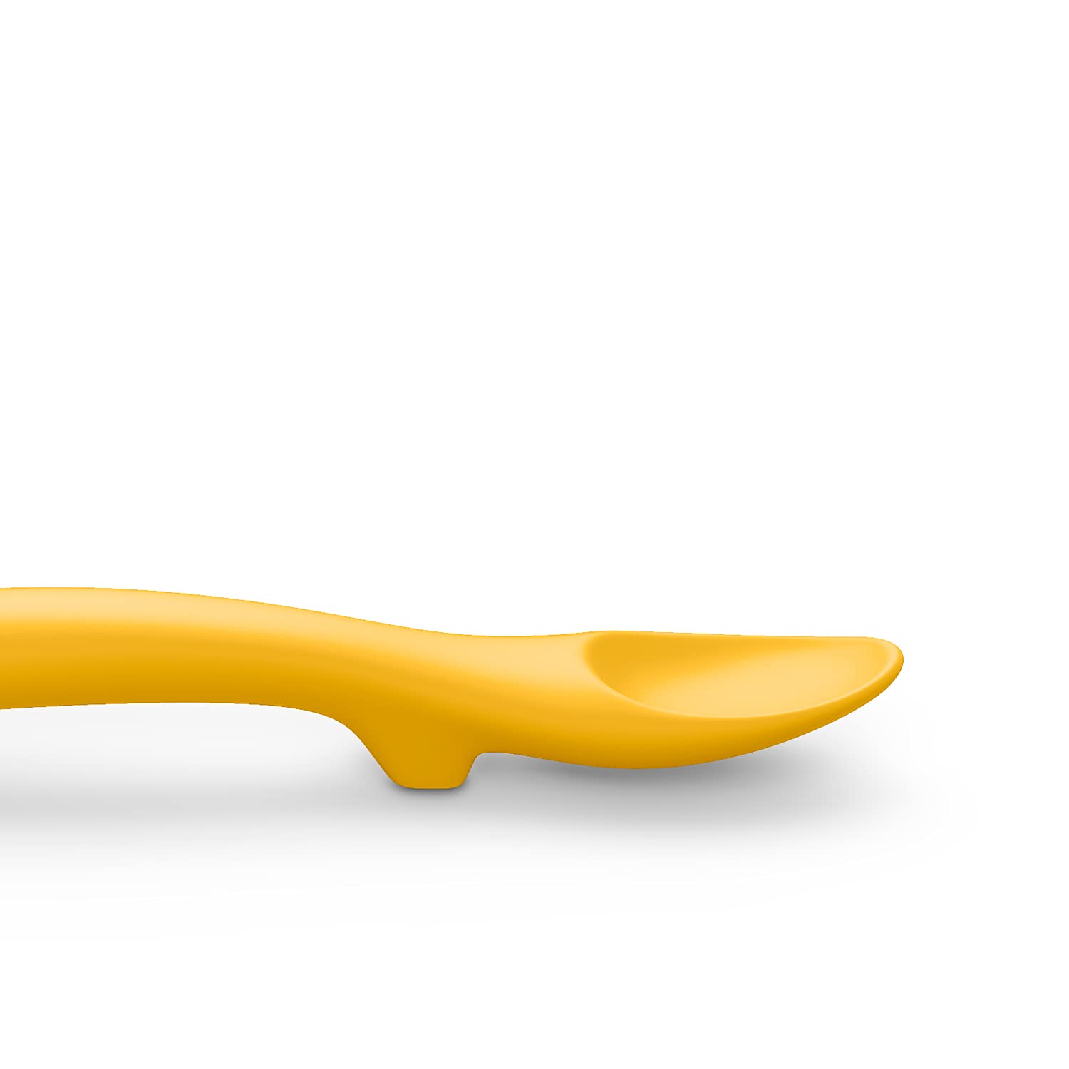 suavinex-cuchara-de-silicona-de-aprendizaje-4-meses-amarillo-mono-flexible-mango image 3