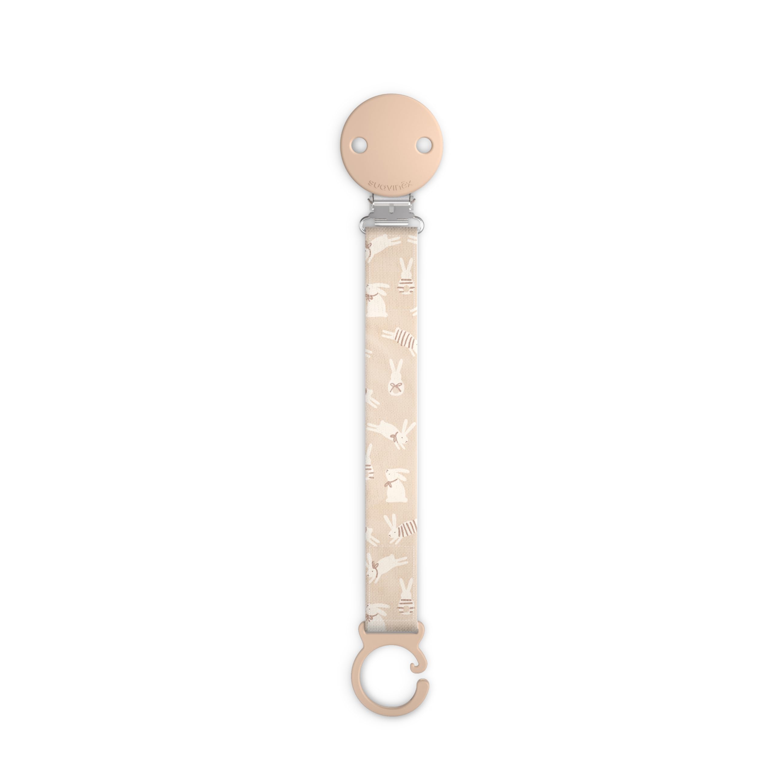 suavinex-wonder-conejitos-rosa-chupetero-de-tela-reversible-con-pinza-para-chupe image 7