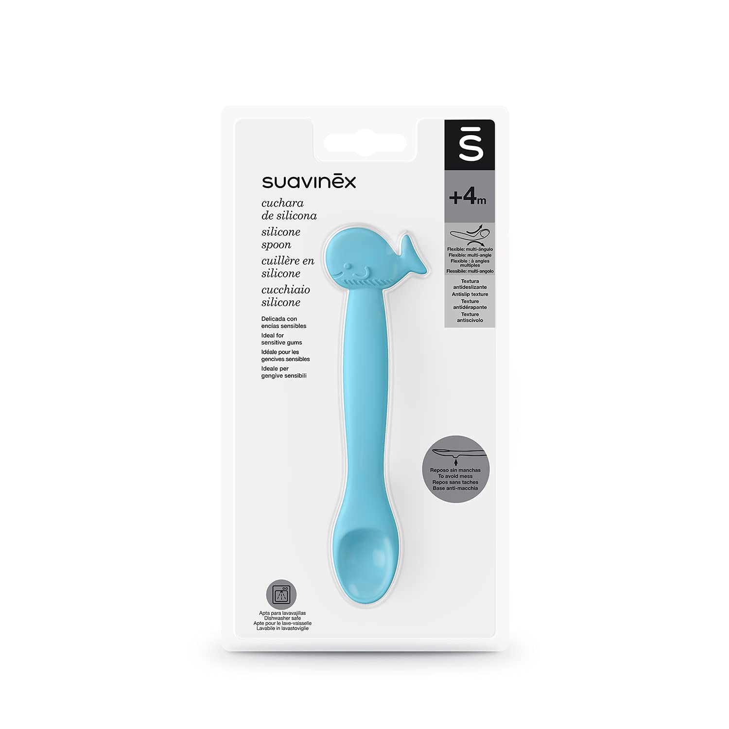 suavinex-cuchara-de-silicona-de-aprendizaje-4-meses-dise-o-ballena-azul-flexible image 2
