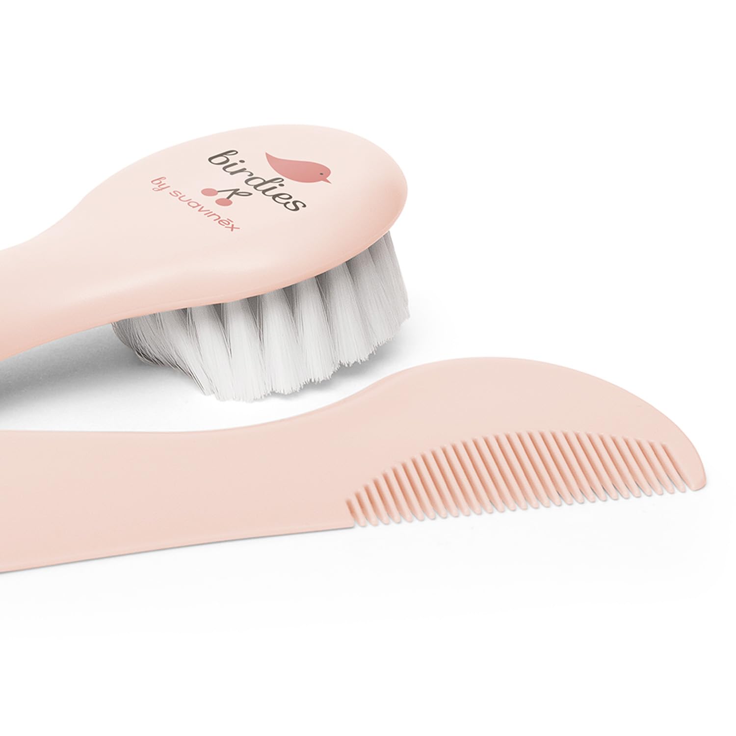 suavinex-set-cepillo-y-peine-para-beb-rosa-fibras-suaves-sin-tirones-peine-de-ca image 4