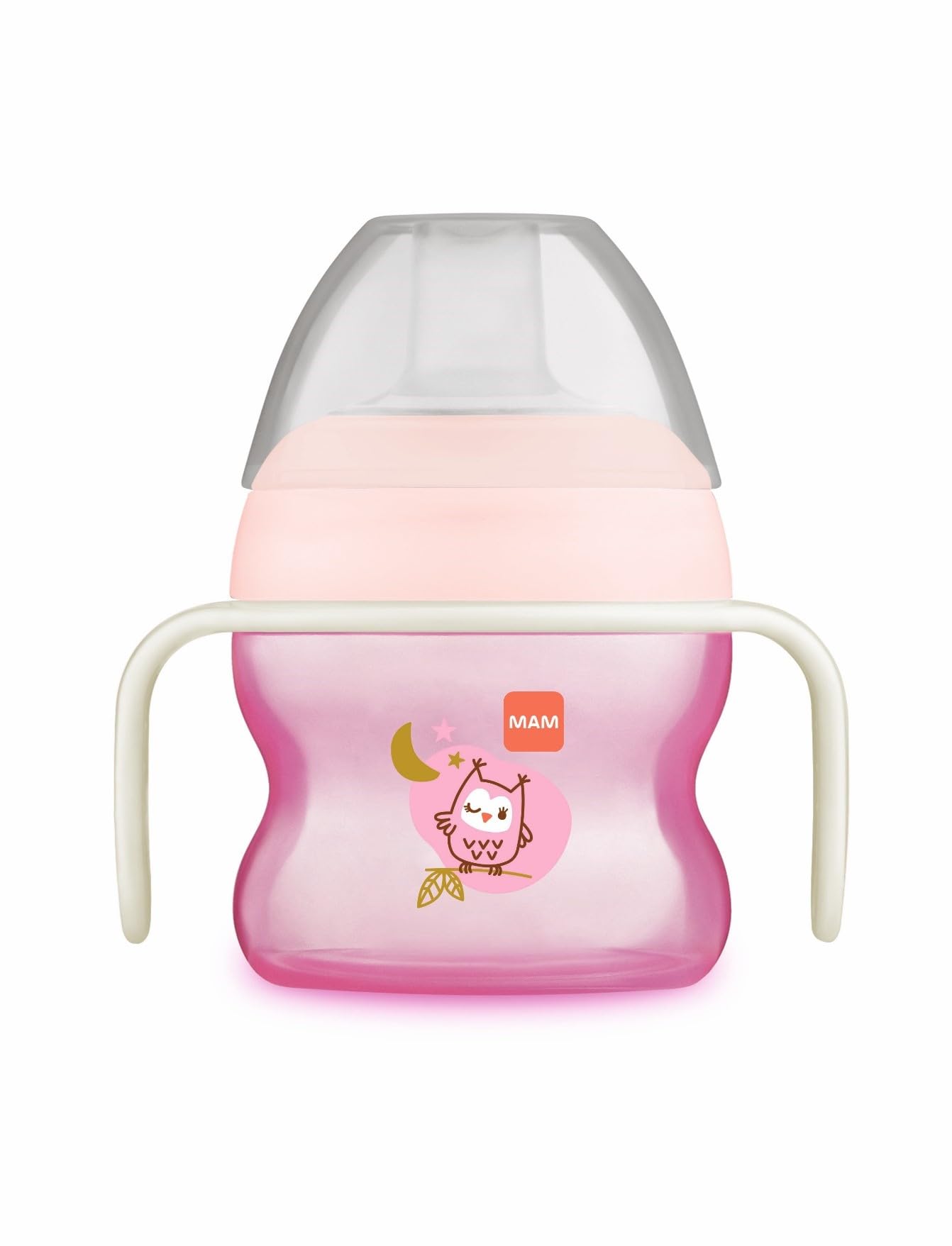 mam-vaso-de-aprendizaje-4-meses-rosa-150-ml-1-ud-con-boquilla-antiderrames-de-si image 1