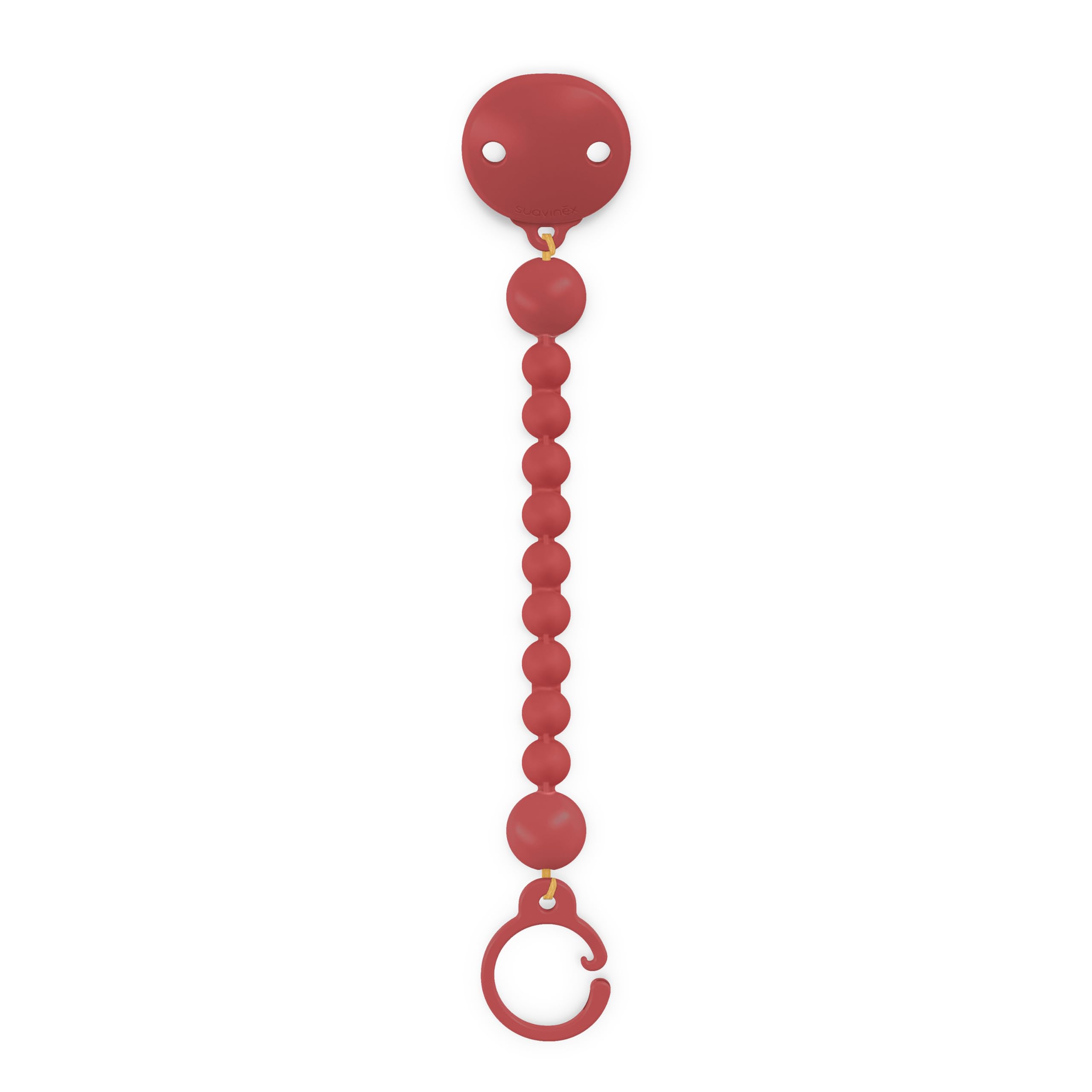 suavinex-colour-essence-chili-pepper-broche-pinza-chupetero-de-silicona-con-cade image 1
