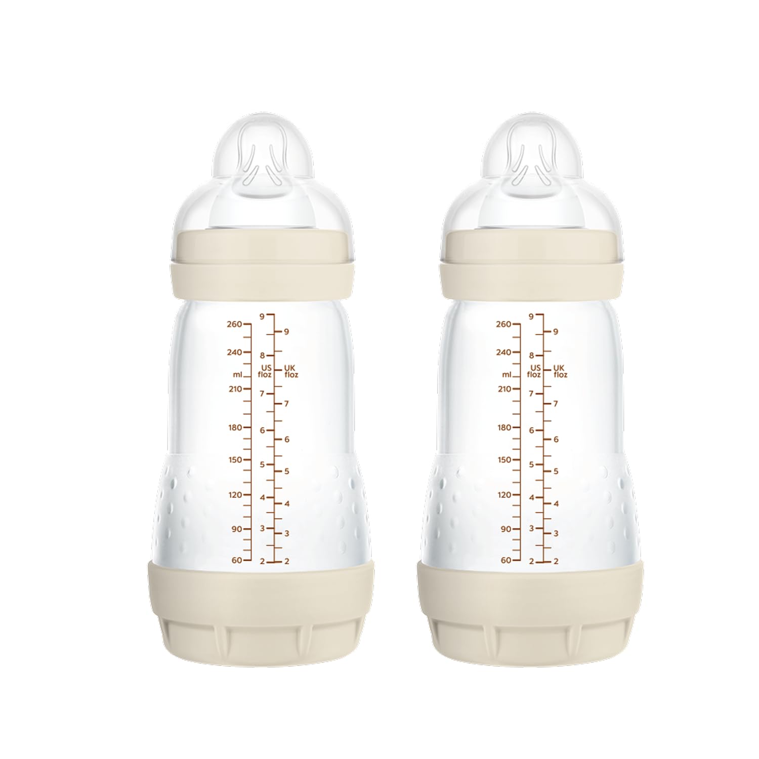 mam-easy-start-anti-colic-pack-2-biberones-antic-licos-260-ml-con-tetina-2-flujo image 1
