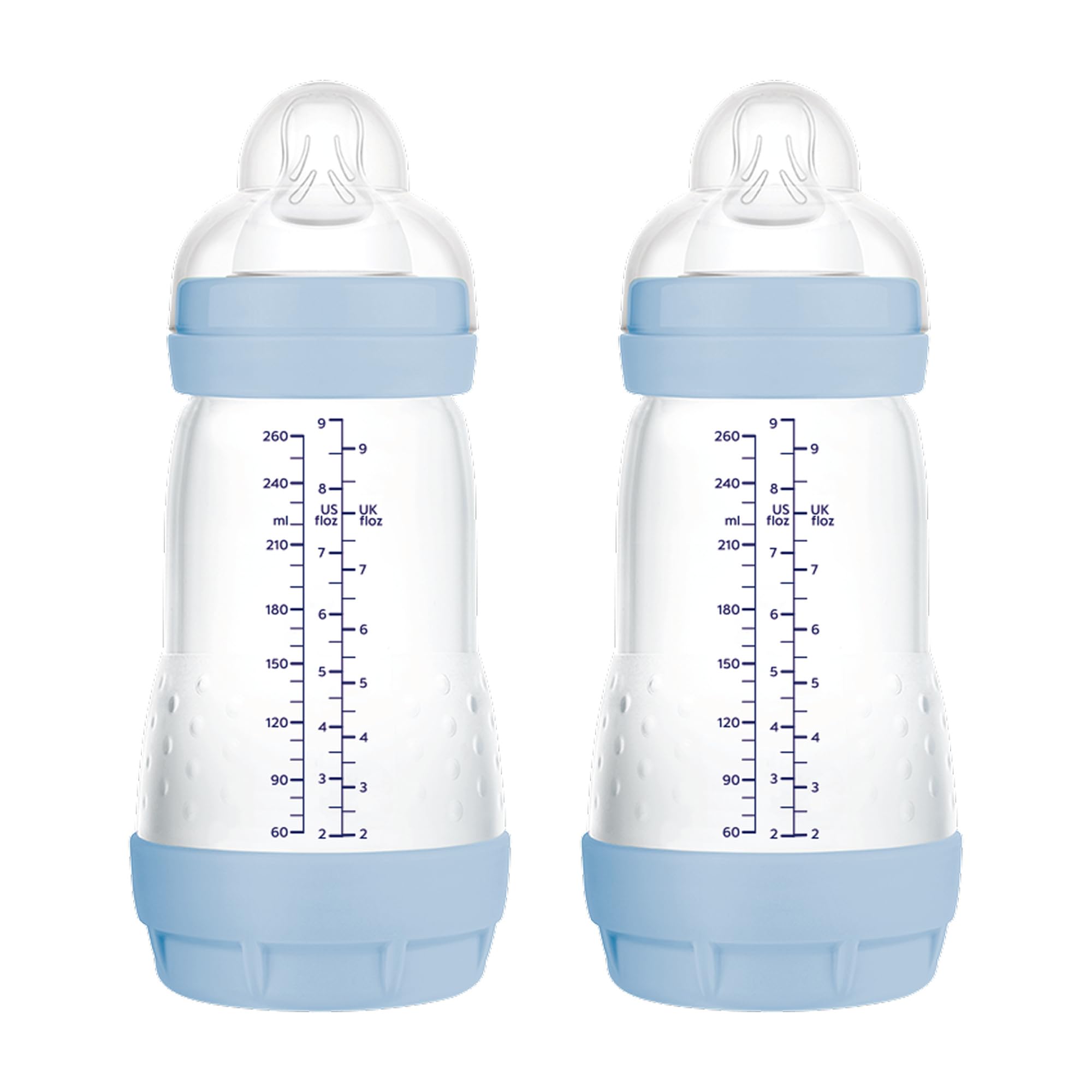 mam-easy-start-anti-colic-pack-2-biberones-antic-licos-260-ml-con-tetina-skinsof image 1