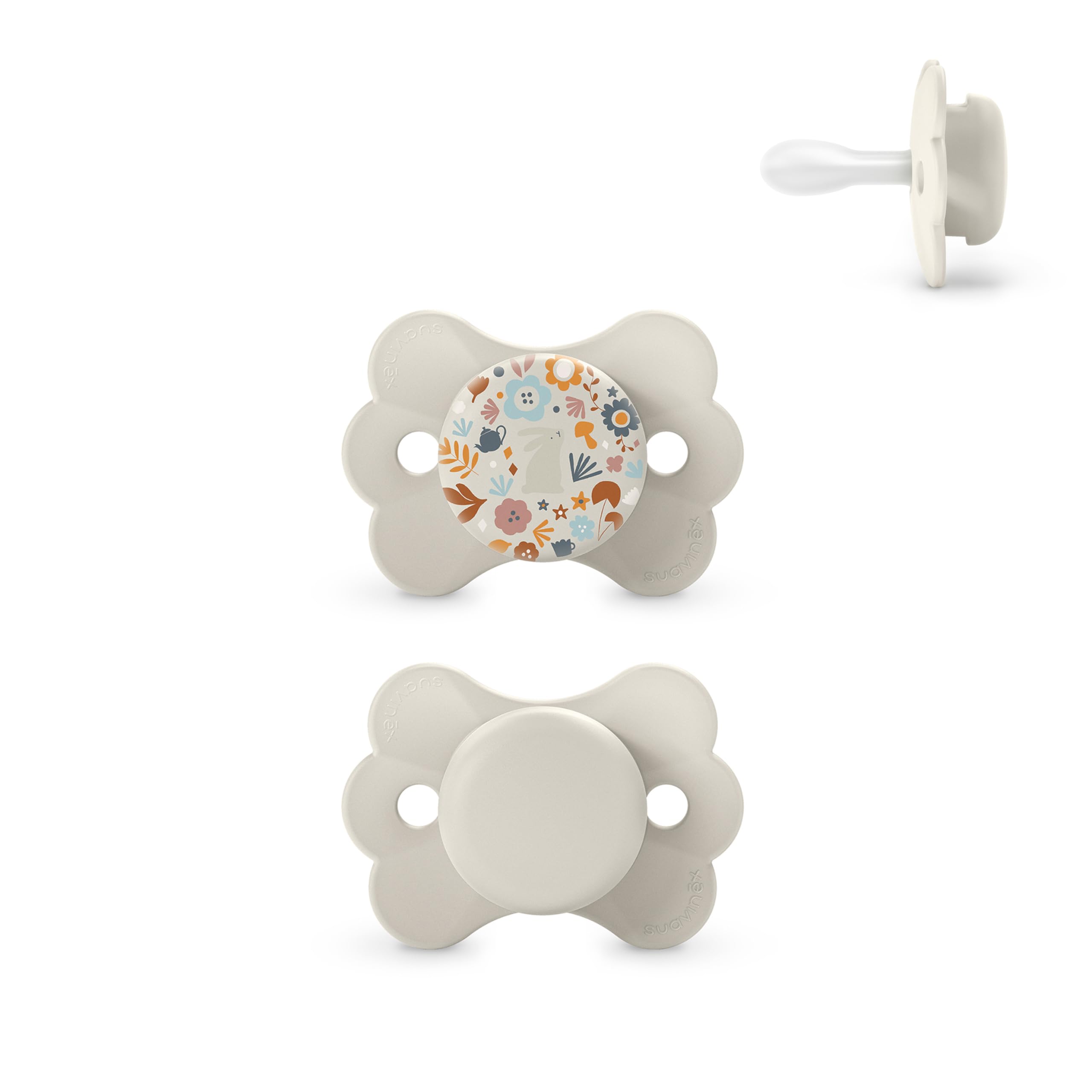 suavinex-wonderland-beige-pack-2-chupetes-0-6-meses-con-tetina-fisiol-gica-sx-pr image 1