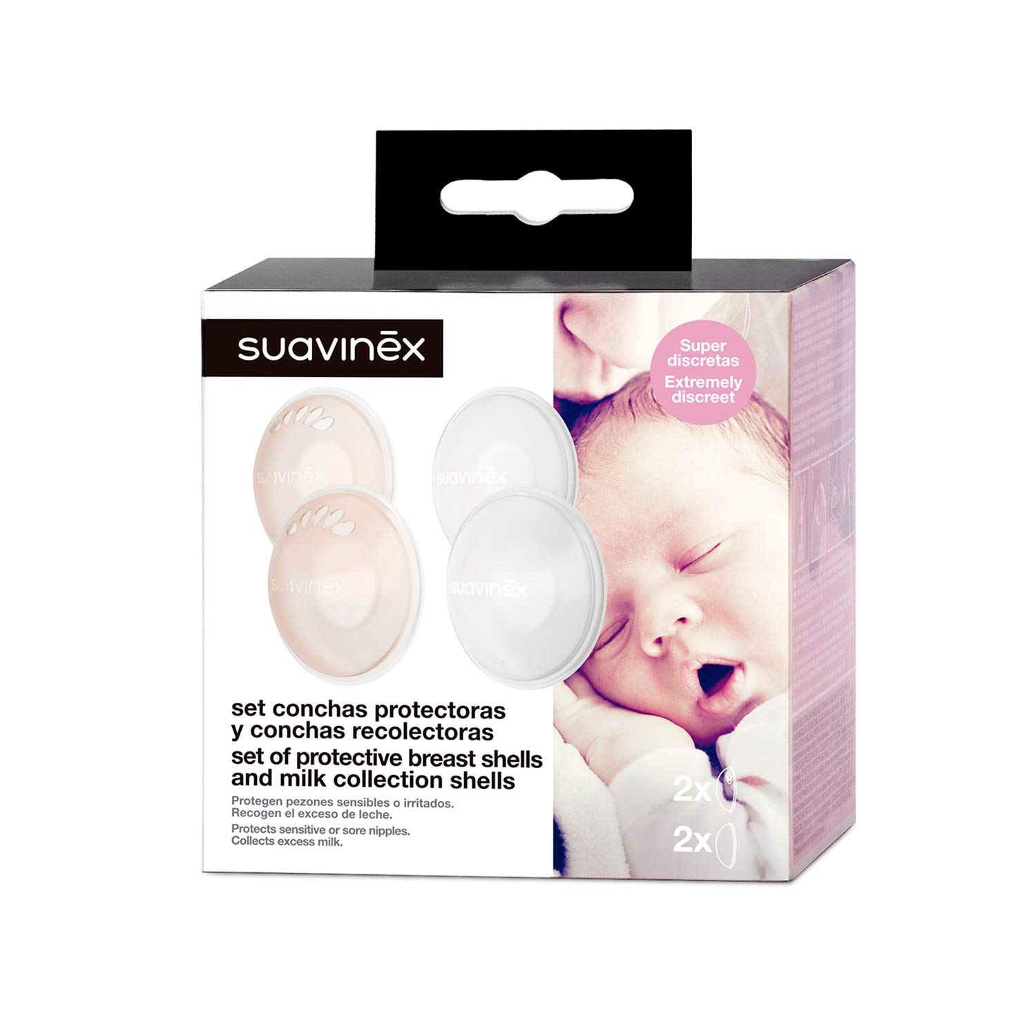 suavinex-conchas-recolectoras-y-protectoras-de-lactancia-set-de-4-uds-con-almoha image 4