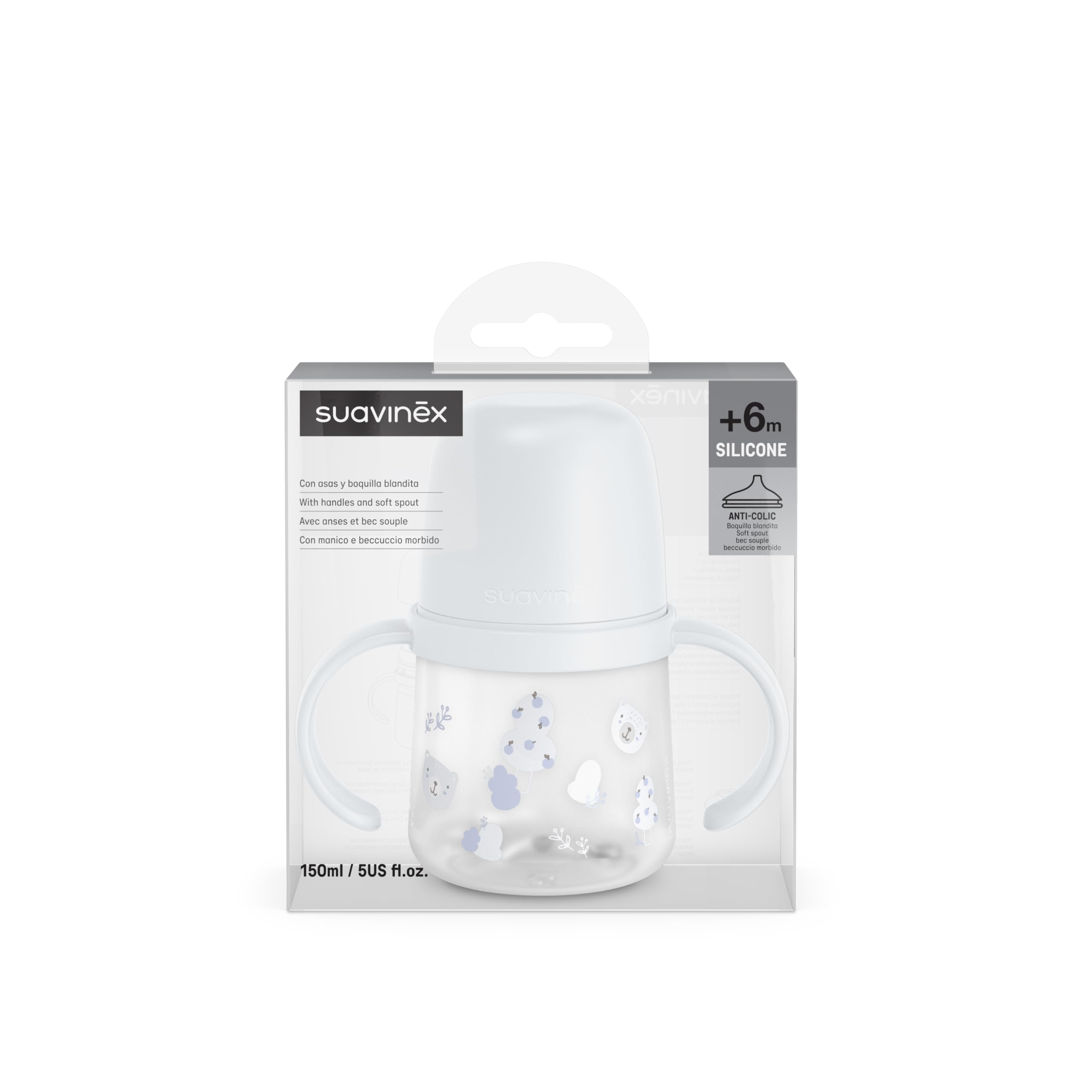 suavinex-vaso-aprendizaje-150-ml-con-boquilla-de-silicona-y-sistema-antic-lico-a image 3