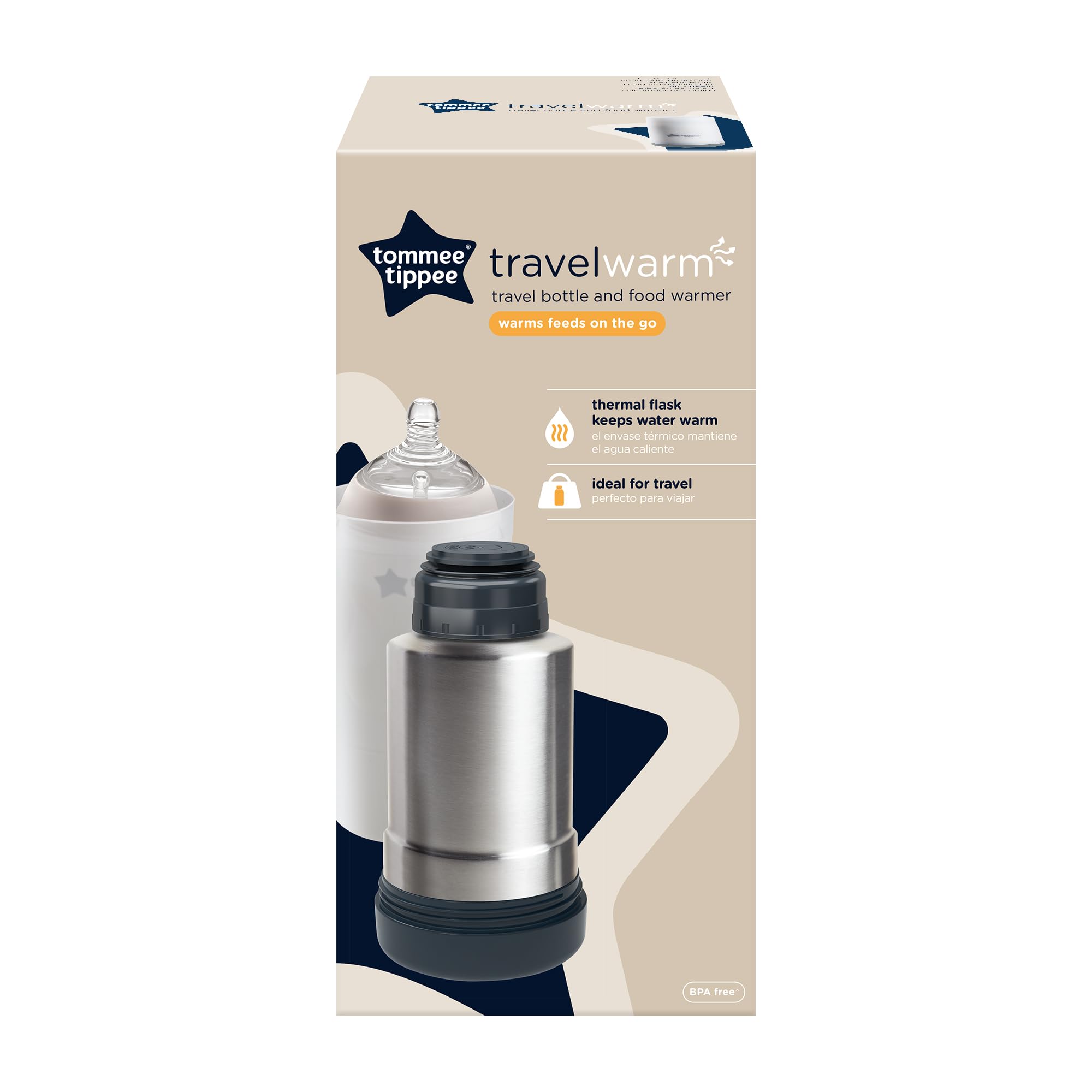 tommee-tippee-closer-to-nature-calienta-biberones-port-til-con-termo-de-acero-in image 2