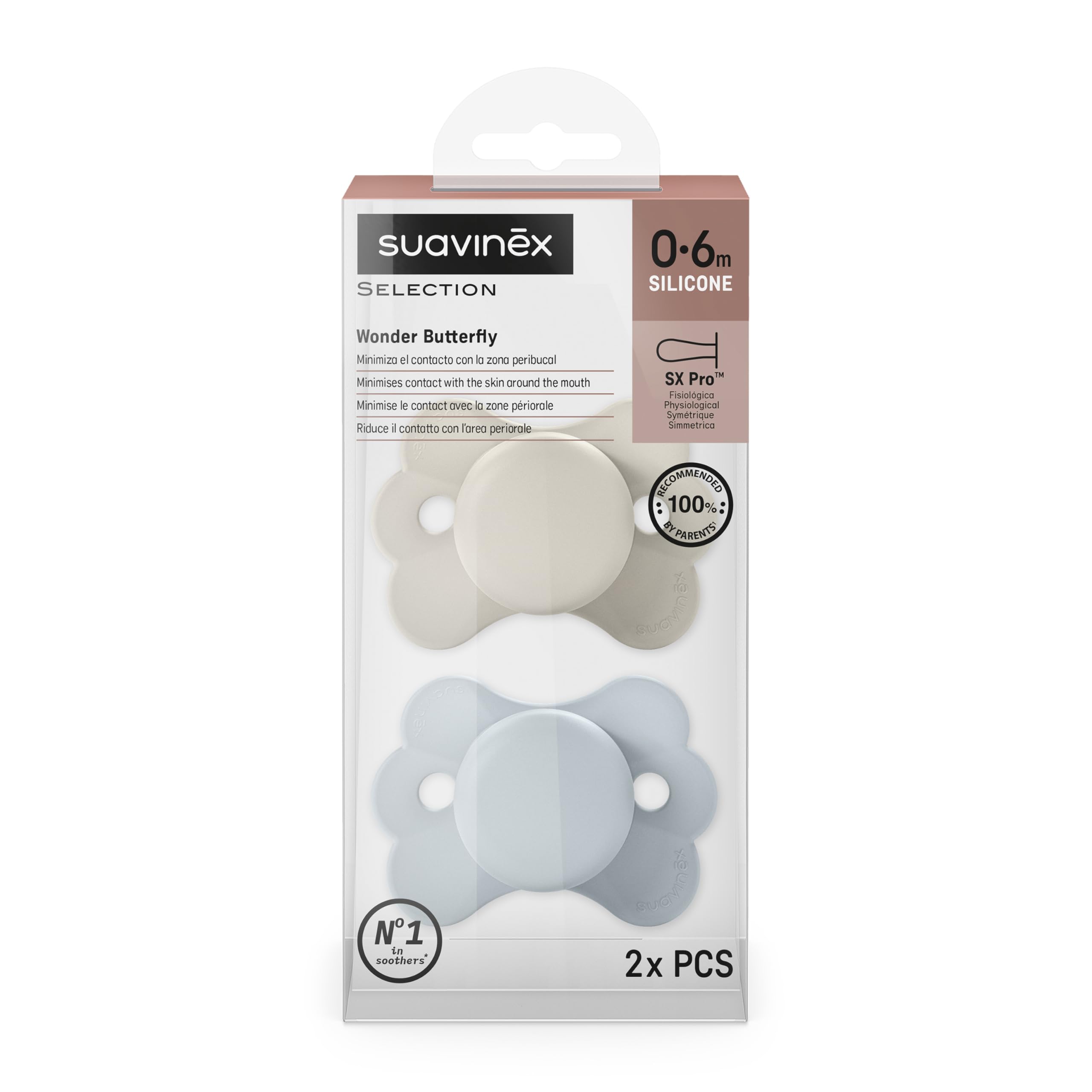 suavinex-wonderland-pack-2-chupetes-0-6-meses-con-tetina-fisiol-gica-sx-pro-escu image 2
