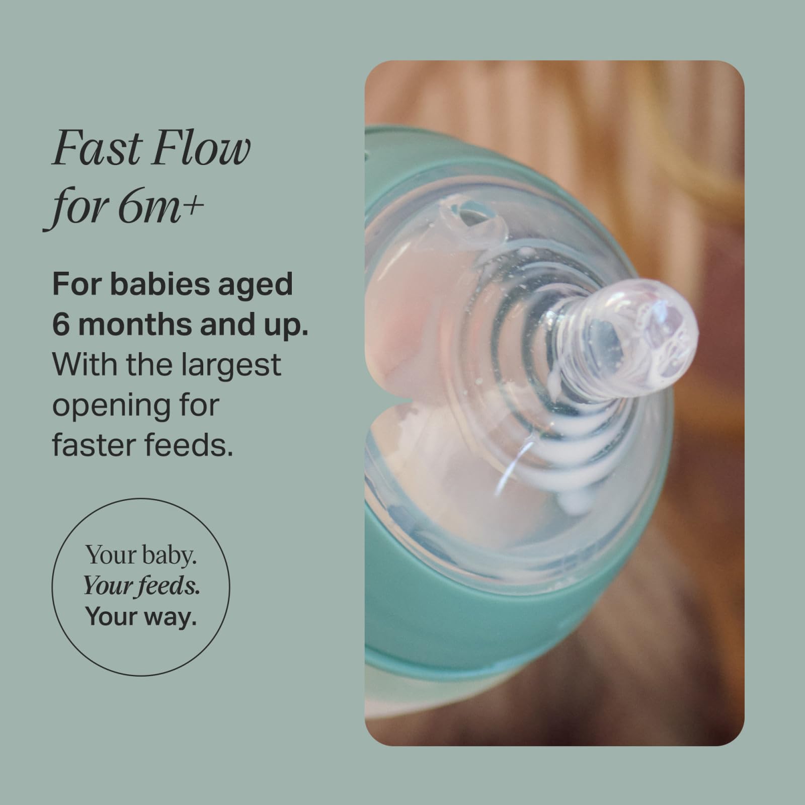 tommee-tippee-closer-to-nature-pack-2-tetinas-de-silicona-flujo-r-pido-sin-bpa-p image 2
