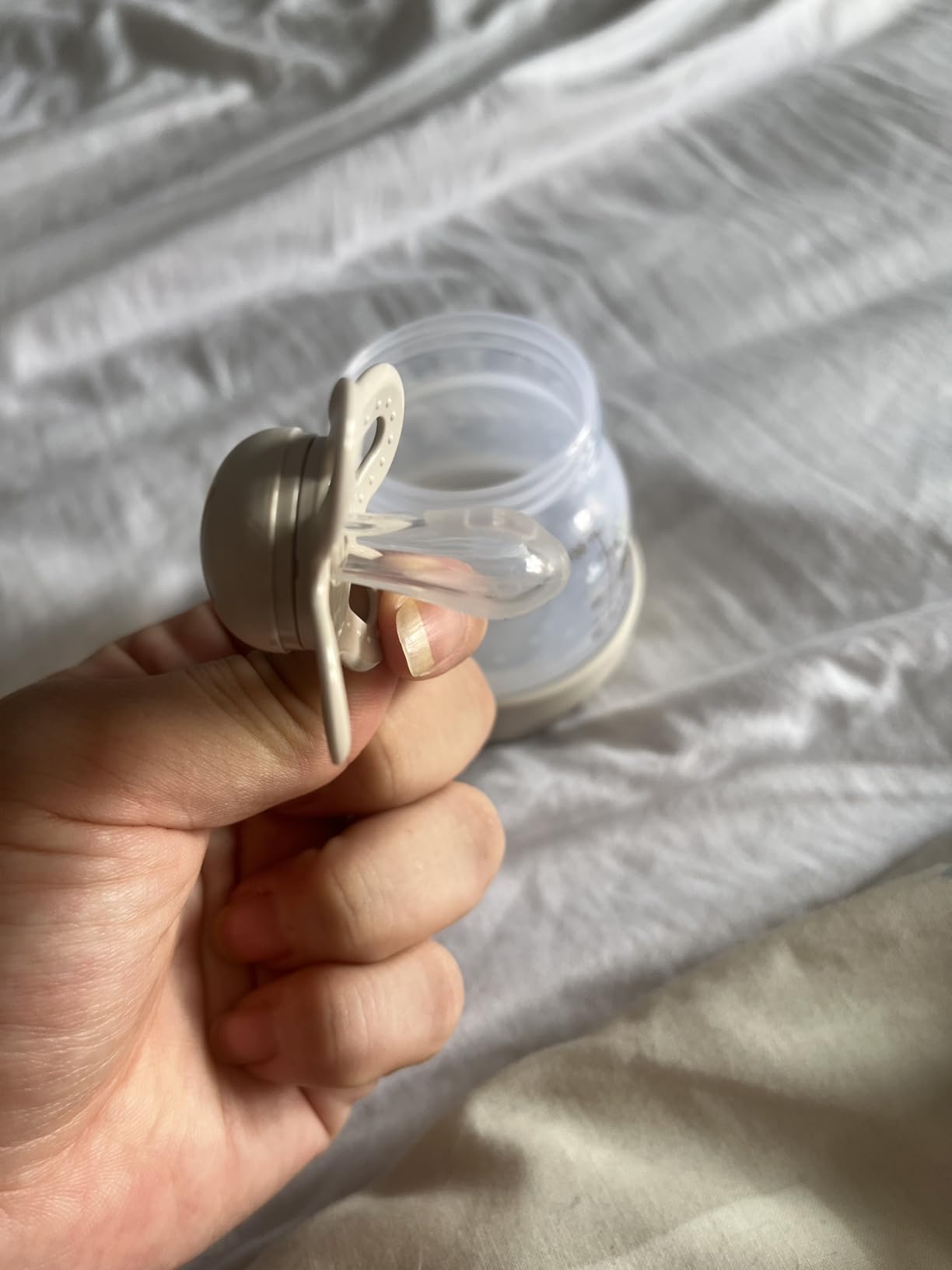 No le encajó a mi bebé