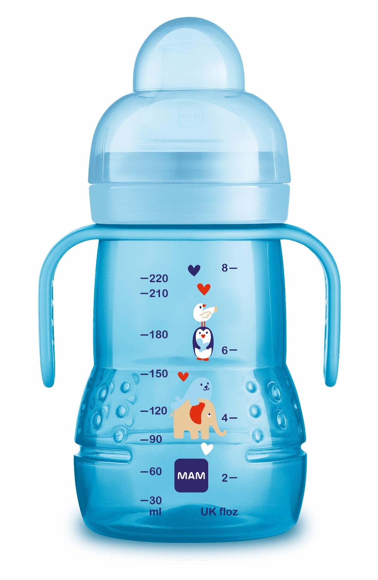 mam-biber-n-y-vaso-2-en-1-para-beb-s-4-meses-220-ml-azul-con-tetina-antiderrames image 1
