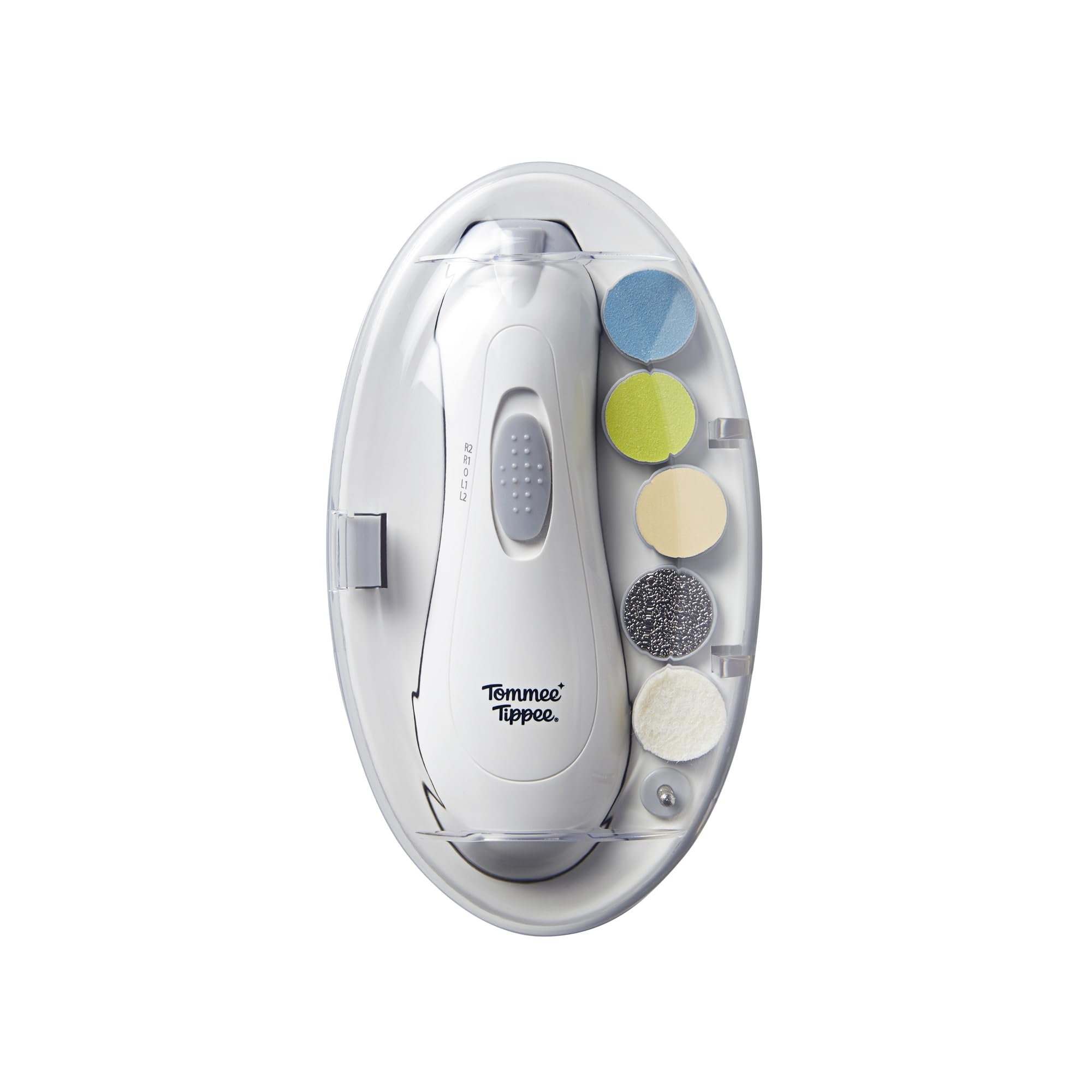 tommee-tippee-corta-as-y-lima-de-u-as-el-ctrica-para-beb-corta-as-a-pilas-con-lu image 1