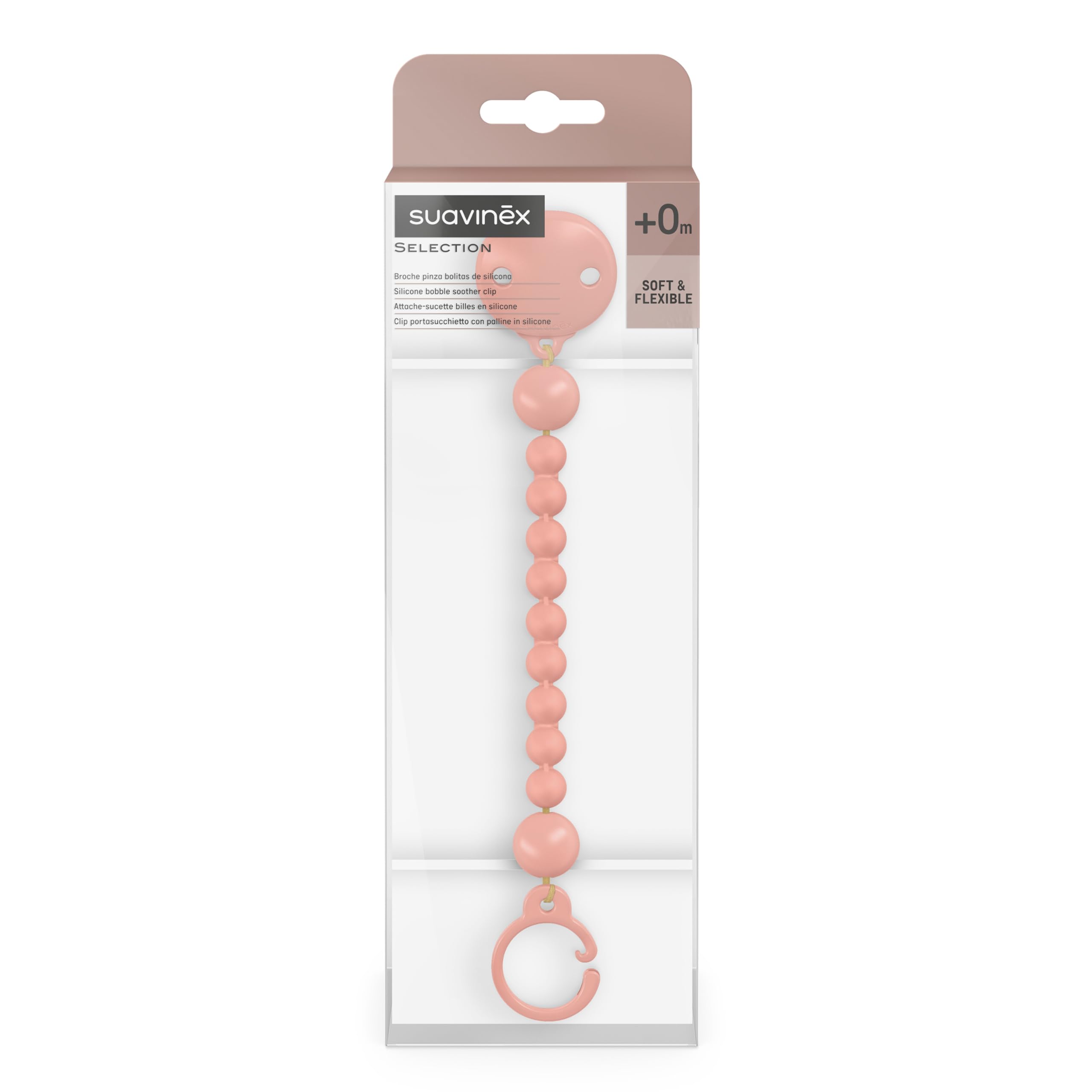 suavinex-colour-essence-chupetero-pinza-de-silicona-de-una-sola-pieza-cadena-sua image 2