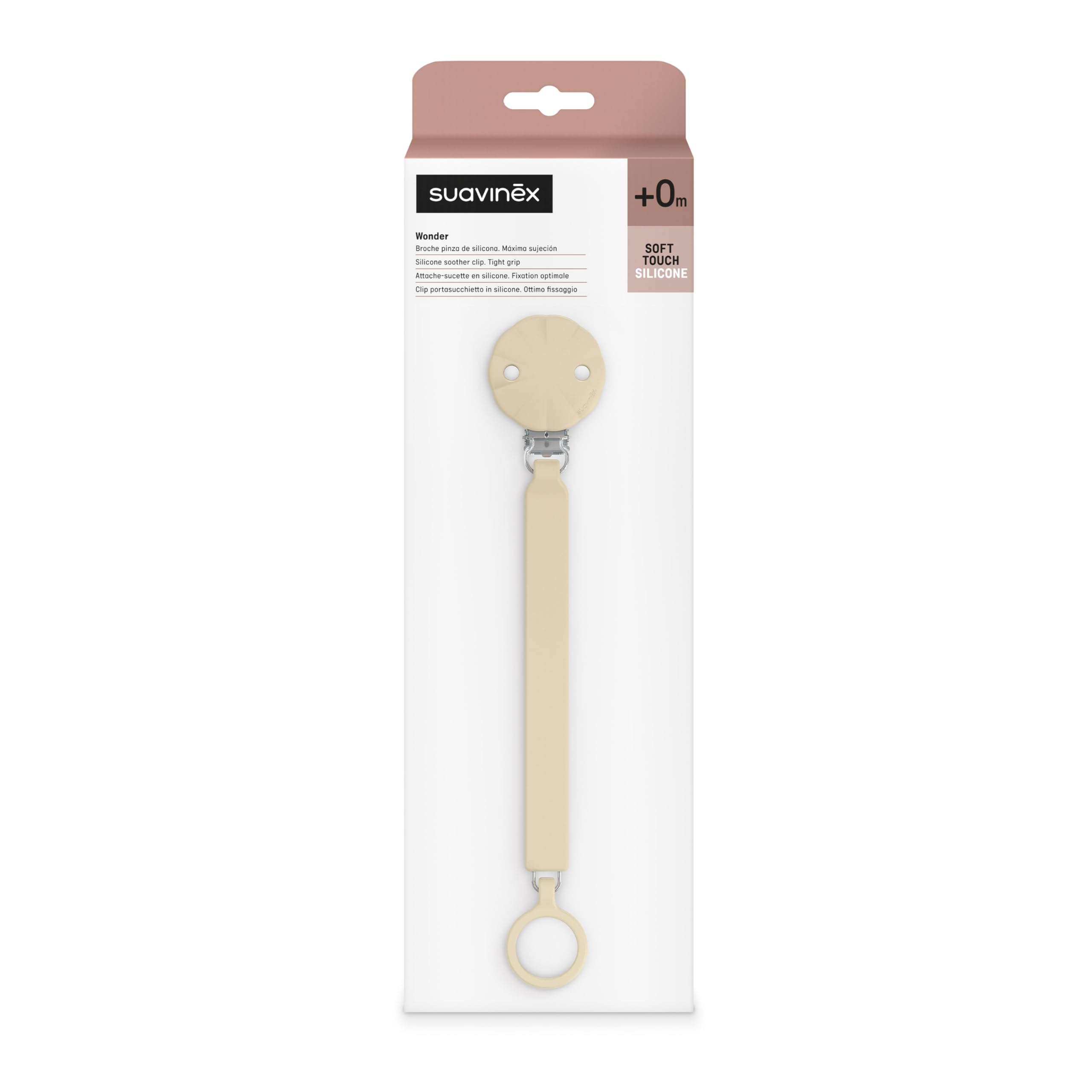 suavinex-wonder-chupetero-de-silicona-con-pinza-y-cinta-plana-compatible-con-chu image 2