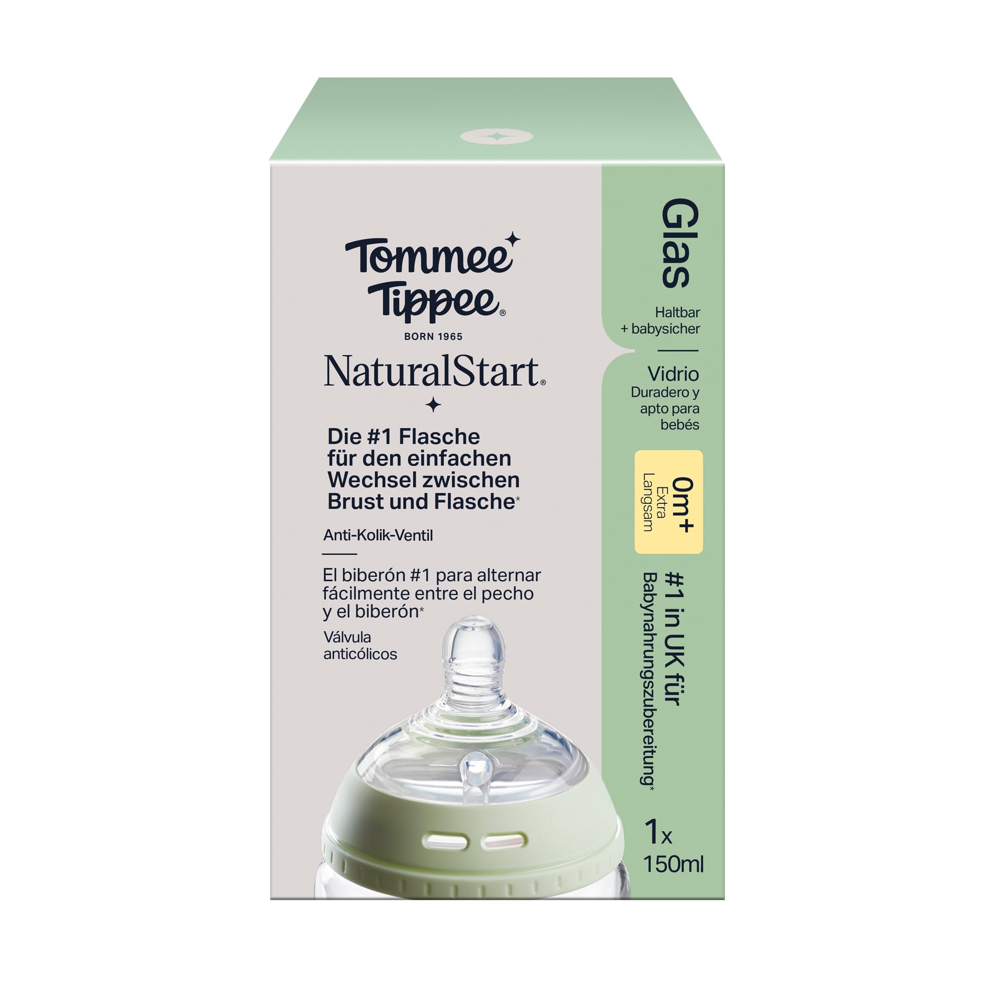 tommee-tippee-biber-n-antic-licos-natural-start-150-ml-vidrio-de-borosilicato-te image 2