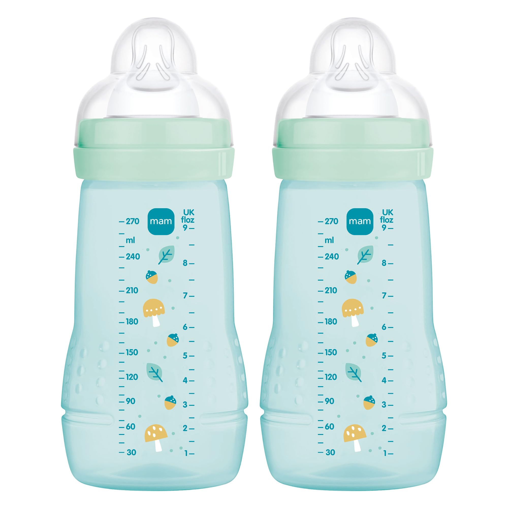 mam-easy-active-biber-n-270-ml-pack-2-uds-azul-brillante-tetina-skinsoft-flujo-m image 1